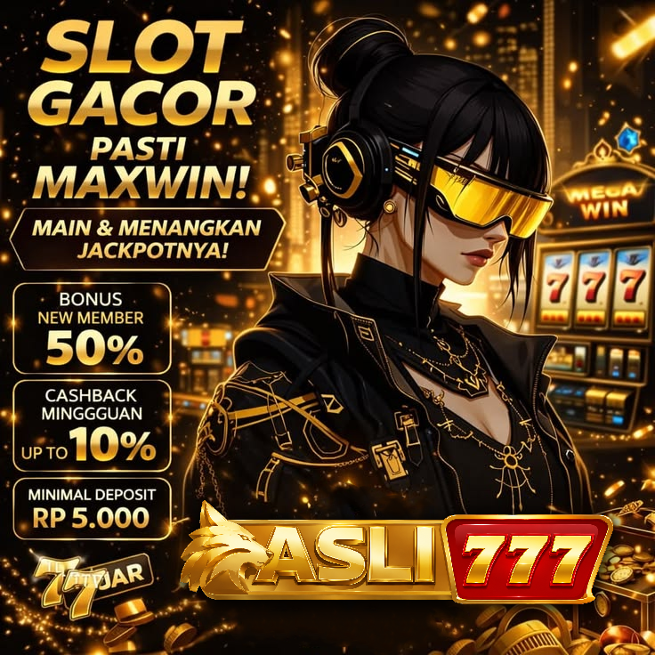 Banner ASLI777 dengan identitas visual Imperial Facet